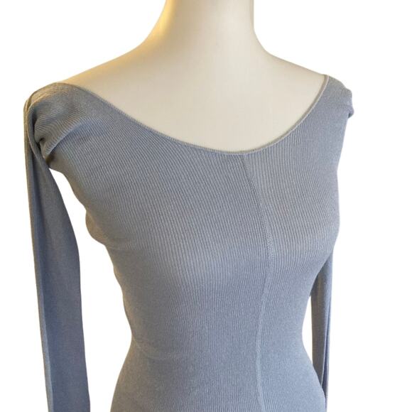 Y2K Marc Jacobs Stretch Thin Knit Top, Size Large - Picture 2 of 5